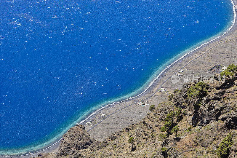 上面的海滩，El Hierro